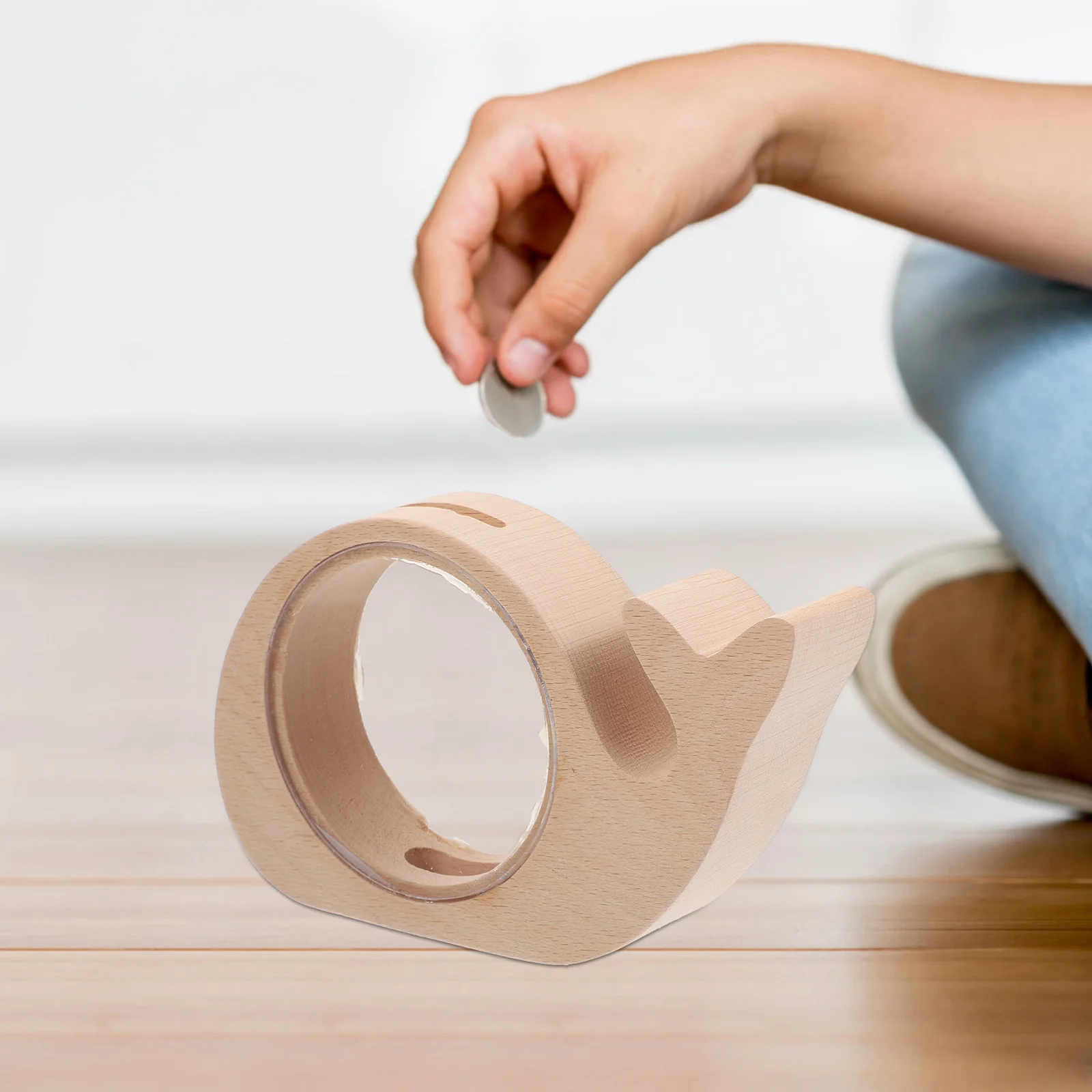 Wal-Spardose aus Holz, Sparschwein in Tierform, Münzbank, kreativer Kindergeldtopf, dekorativ für Zuhause, Schule, Büro