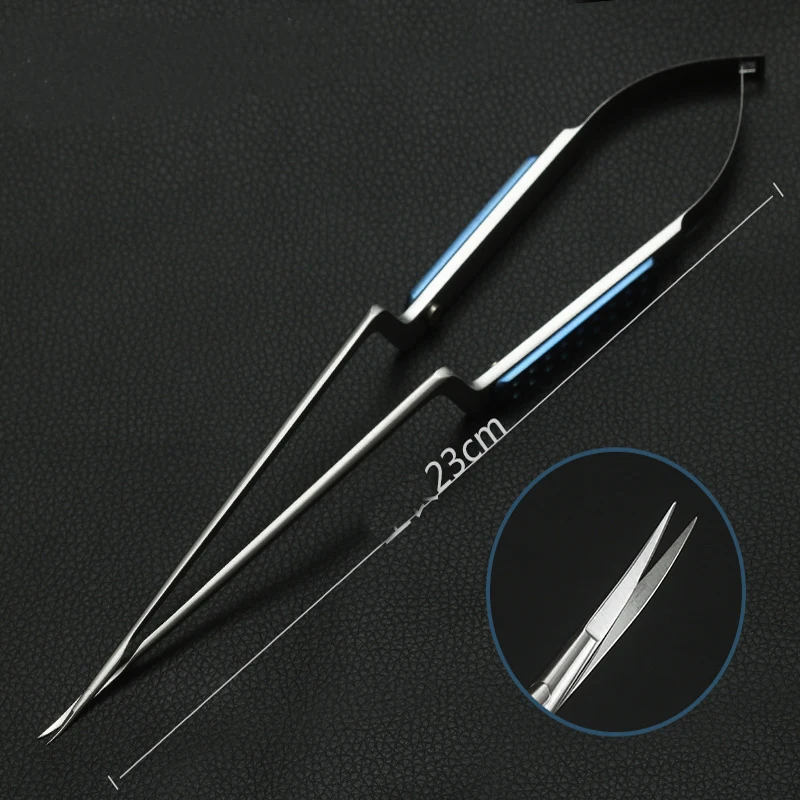 

Neurosurgical Scissors Stainless Steel Gun Shaped Scissors Surgical Instruments Microstructure Brain Scissors