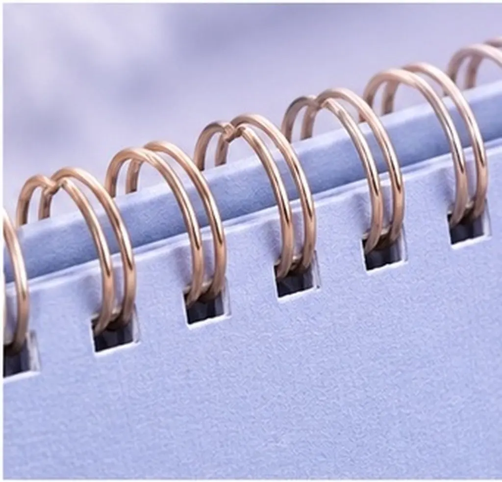 2027 Desk Calendar July 2026 December 2027 18 Months Twin Wire Binding Monthly Planner for Office Desk Light Blue