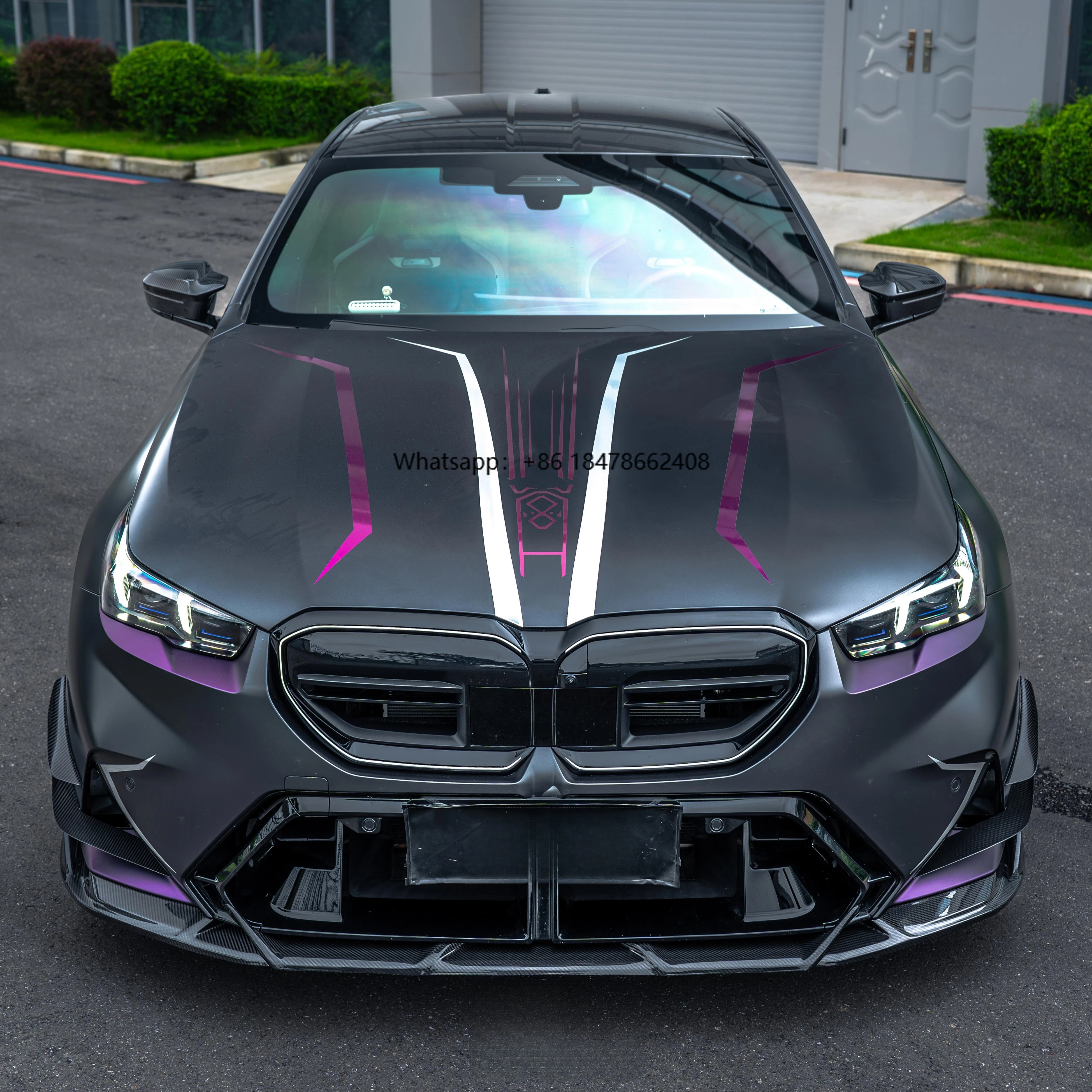 

Dry Carbon Fiber Front Lip Suitable for M5 G90 Model Modification Accessories