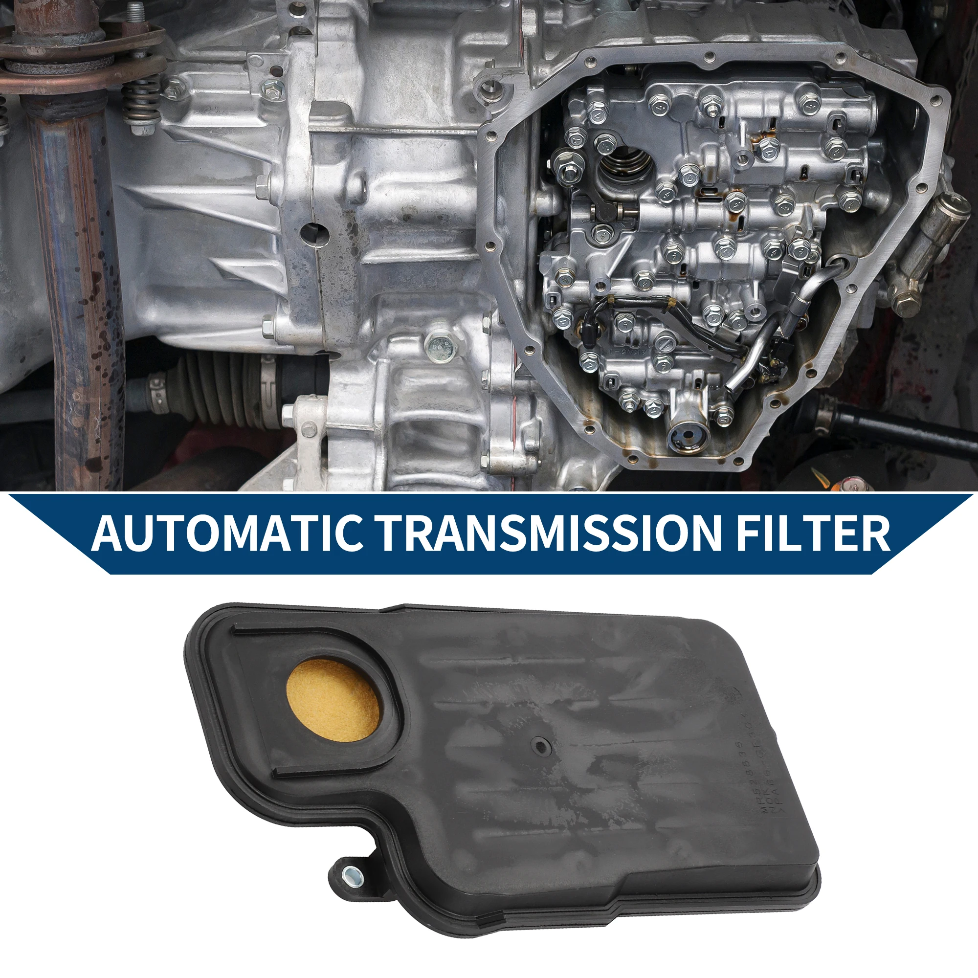 UXCELL رقم السيد 357710   فلتر ناقل الحركة الأوتوماتيكي لميتسوبيشي مونتيرو 1999-2001 فلتر زيت ناقل الحركة البلاستيك 1 قطعة