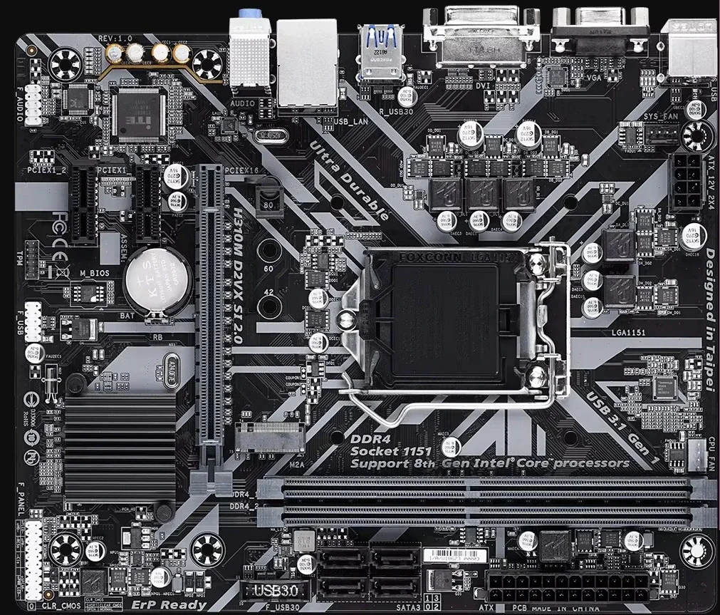

Used For Gigabyte H310M D2VX SI 2.0 H310M S2 2.0M.2 6789 Generation