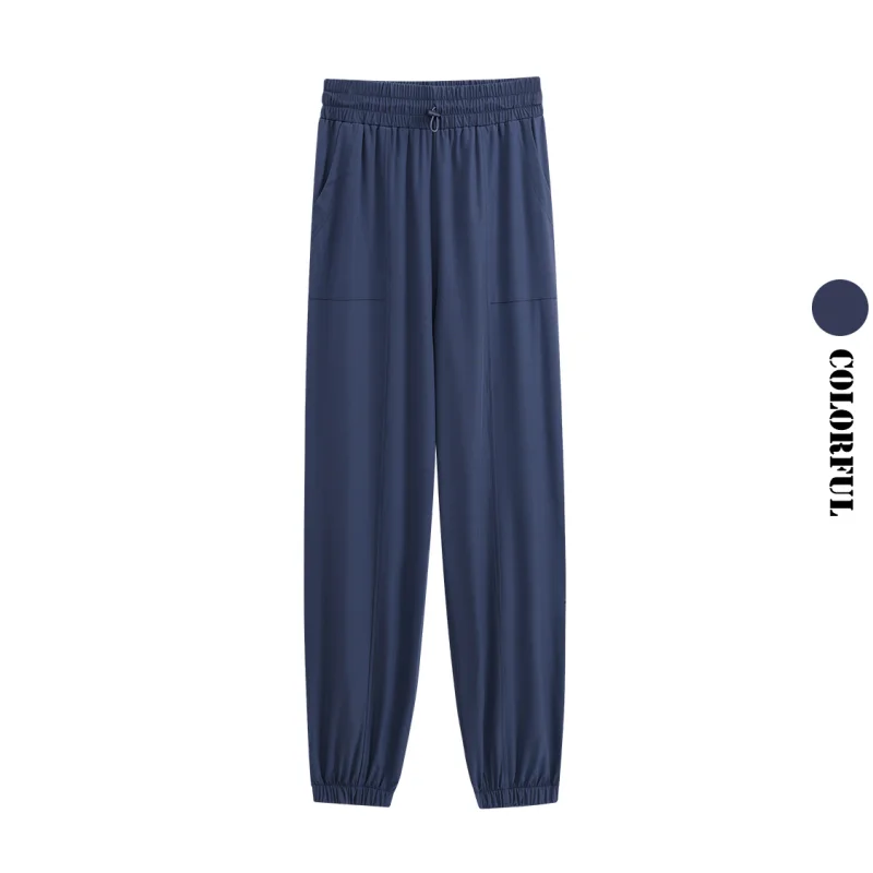 DRUR اليوغا السراويل النساء Sweatpants عالية الخصر تنفس فضفاض صالة السراويل الرياضية ربيع الخريف نشط مريح ركض رياضية #2