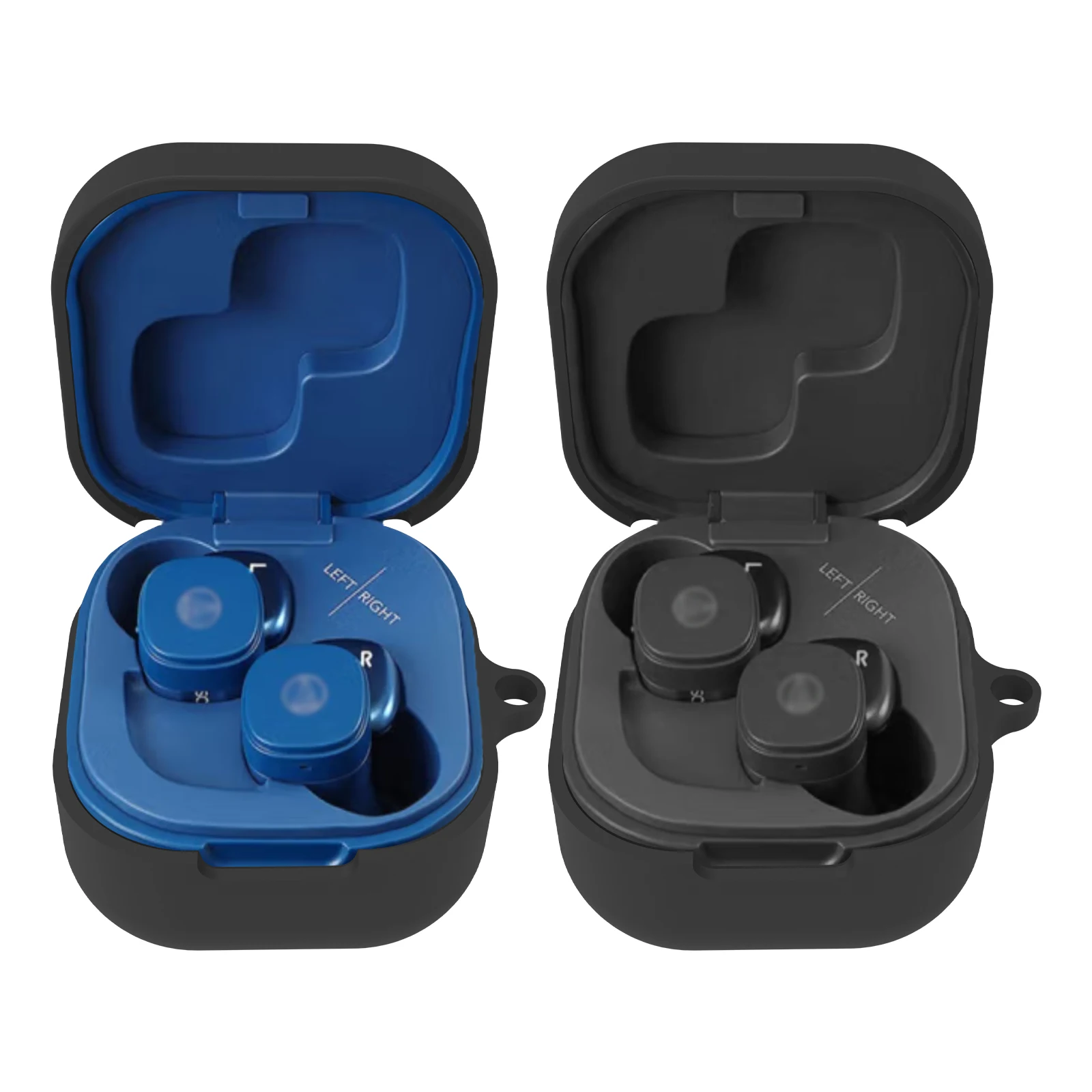 Geekria Silicone Case Cover Compatible with Audio-Technica ATH-SQ1TW True Wireless Earbuds, Earphones Skin Cover