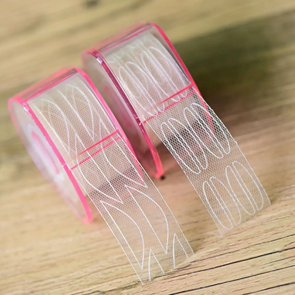 Bandes maille Type imperméable beauté dentelle pâte femmes dentelle paupière autocollant Double paupière bande maille yeux autocollants paupière bande rouleau