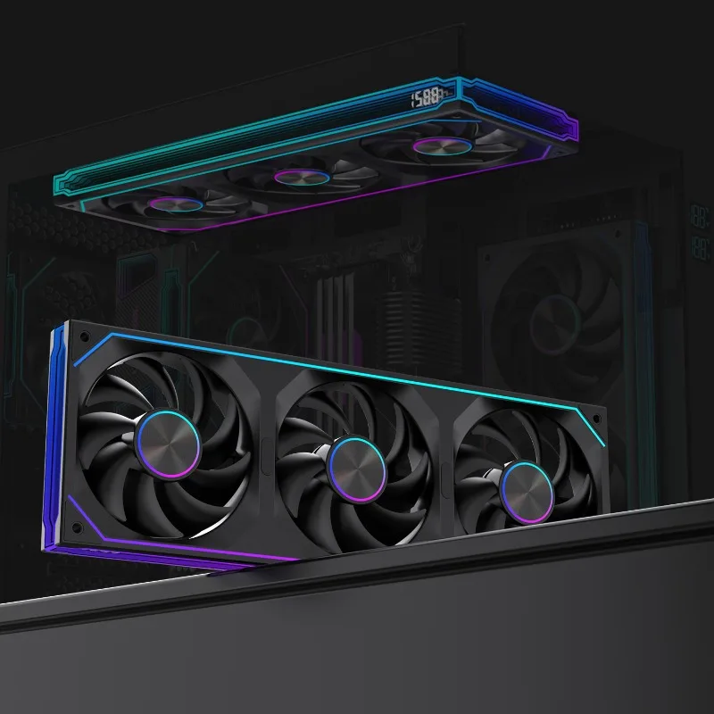 Fan drive-free speed display ARGB new chassis fan desktop computer fan