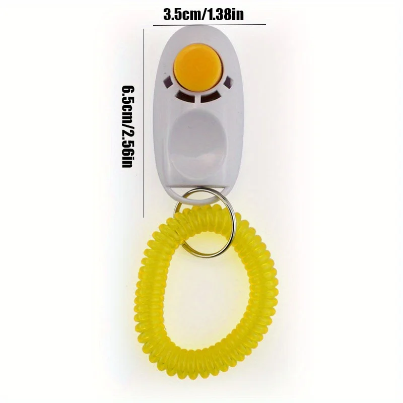 قطعة واحدة من مدرب صوت الحيوانات الأليفة، الفرس، مدرب صوت الحيوانات الأليفة، أداة تدريب الكلاب التفاعلية، سوار أصفر #3