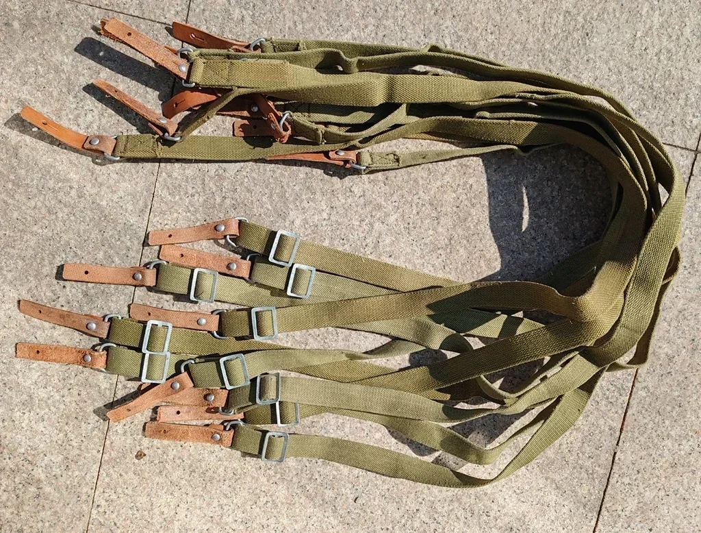 حمالة مسدس قماشية أصلية نادرة من SKS SURPLUS لعصر حرب فيتنام صينية PLA TYPE 56AK مع ختم مصنوع في السبعينيات #5