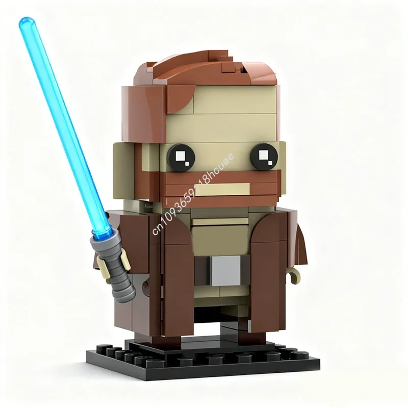

144pcs MOC Obi Wan Kenobi Brickheadz Add Star Battle Model Toy Building Blocks Construction Festival Gifts Creative Idea