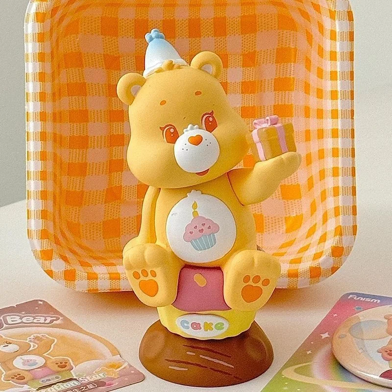 Miniso Care Bears Healing Planet Series صندوق أعمى صندوق غامض Caixa Sorpresa شخصيات كرتونية سطح المكتب حلية هدايا عيد الميلاد