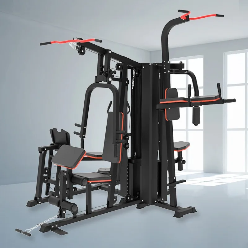 

Hot Selling Five-Person Station Comprehensive Trainer Combination Strength Equipment, Factory Direct for Commercial Gym Training