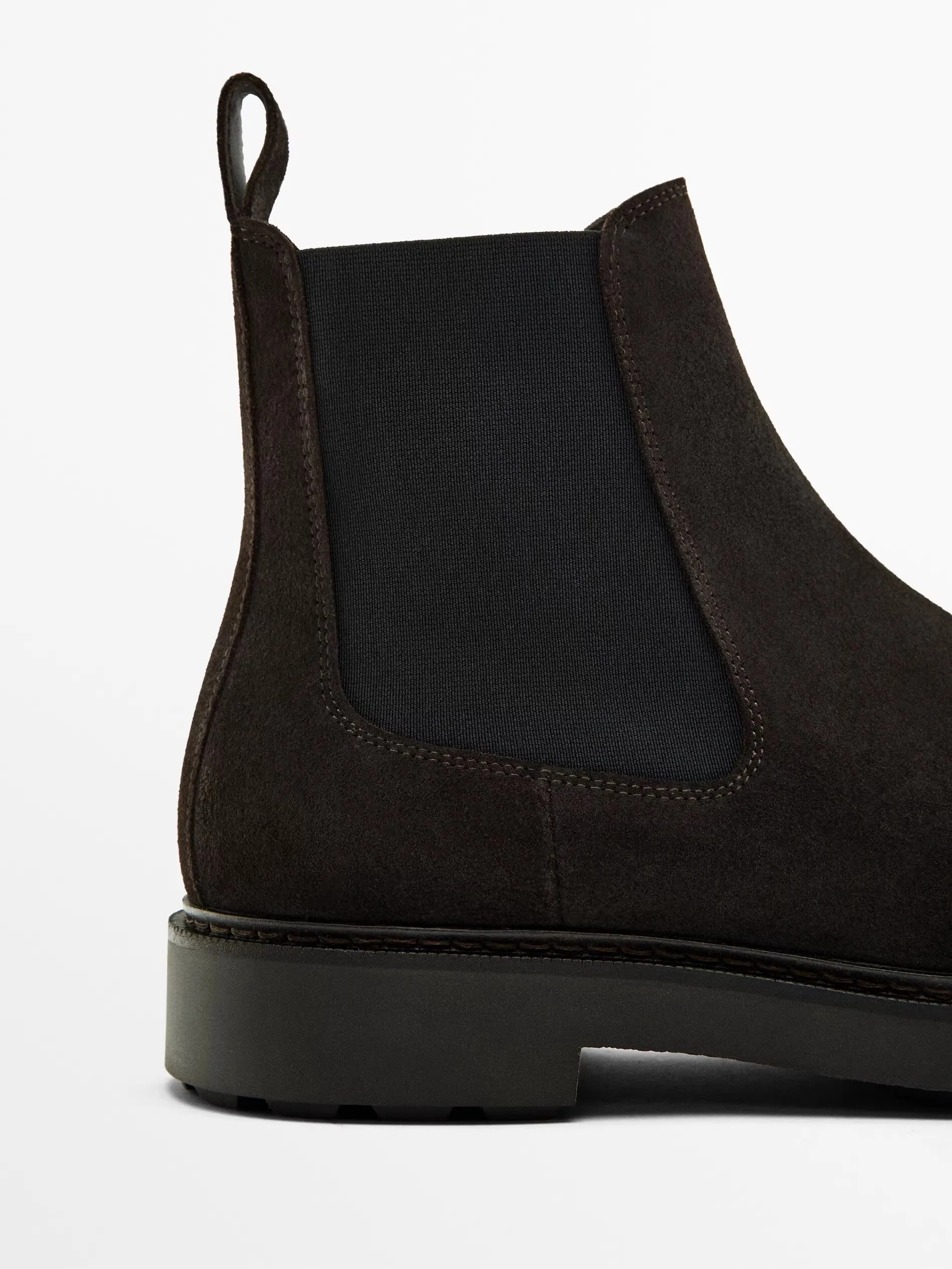 Oryginalne skórzane botki do kostki z odkrytymi ramionami dla mężczyzn Retro Zwięzłe, grube podeszwy Elastyczne, wyjątkowe buty Chelsea na wiosnę i jesień