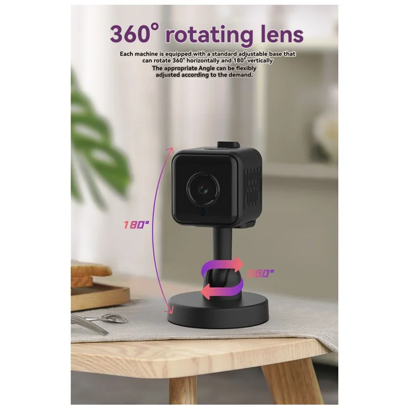 

A37T-Remote WIFI Network Camera Monitoring Small Camera Loop Recording HD Infrared Night Vision Outdoor Sports Photography