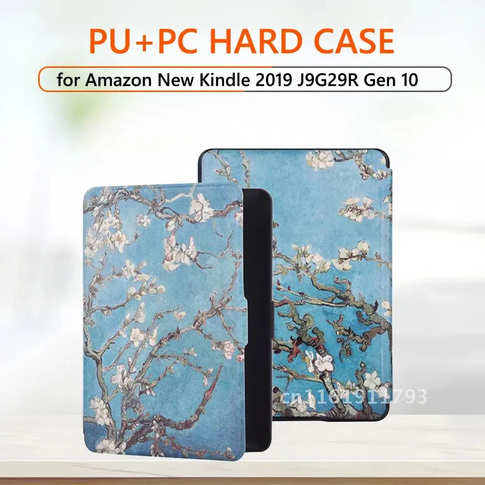 Waterproof Painted Matte Protective Case Skin for Amazon New Kindle 2019 J9G29R Gen 10 E-book Reader Cover Shell