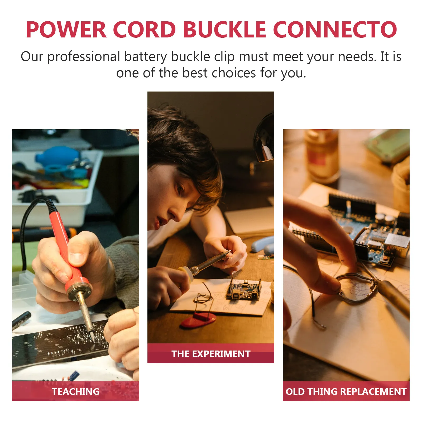 10Pcs 9V Snap Conne…