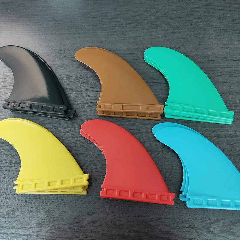 

New Multi-Color Plastic Shark Fin Tail Fins 3pcs Shortboard Rudder Sea Surfing Tail Fins Accessories