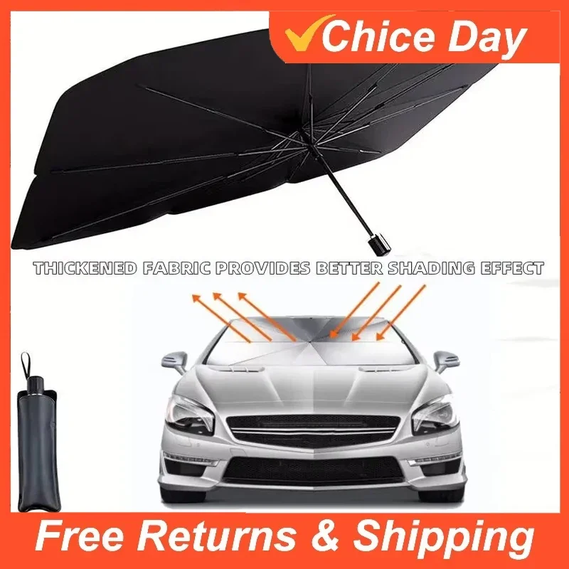 

Car Sunshade Umbrella Car Sun Shade Protector Parasol Summer Sun Interior Windshield Protection Accessories For Auto Shading