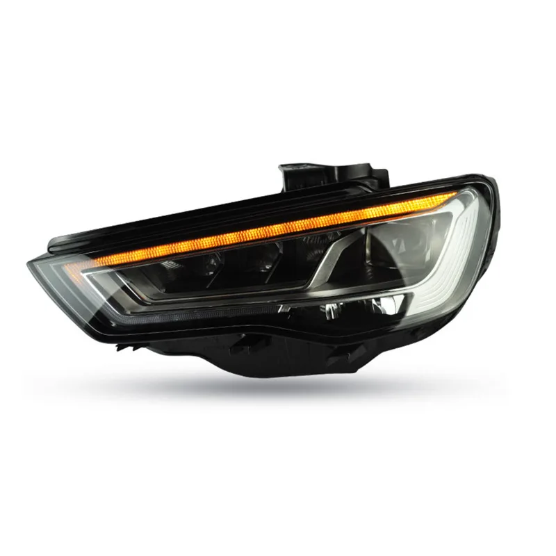 

2PCs Car Styling Head Lamp for Audi A3 2014-2016 LED Headlight DRL Daytime Running Lights Signal Lamps Auto Accessories