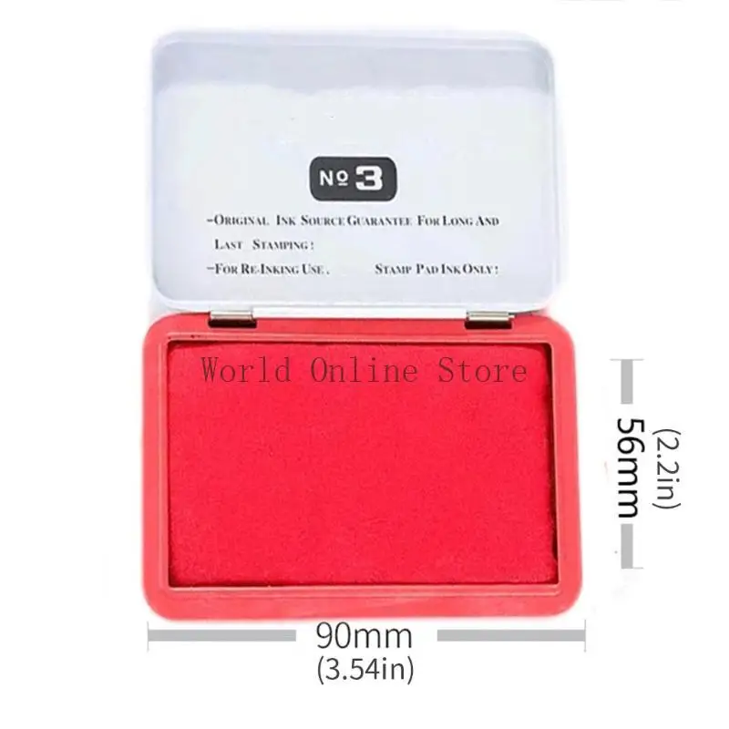Pad inchiostro con francobollo resistente all'acqua e allo sbiadimento per asciugatura rapida Inkpad Printing inchiostro i