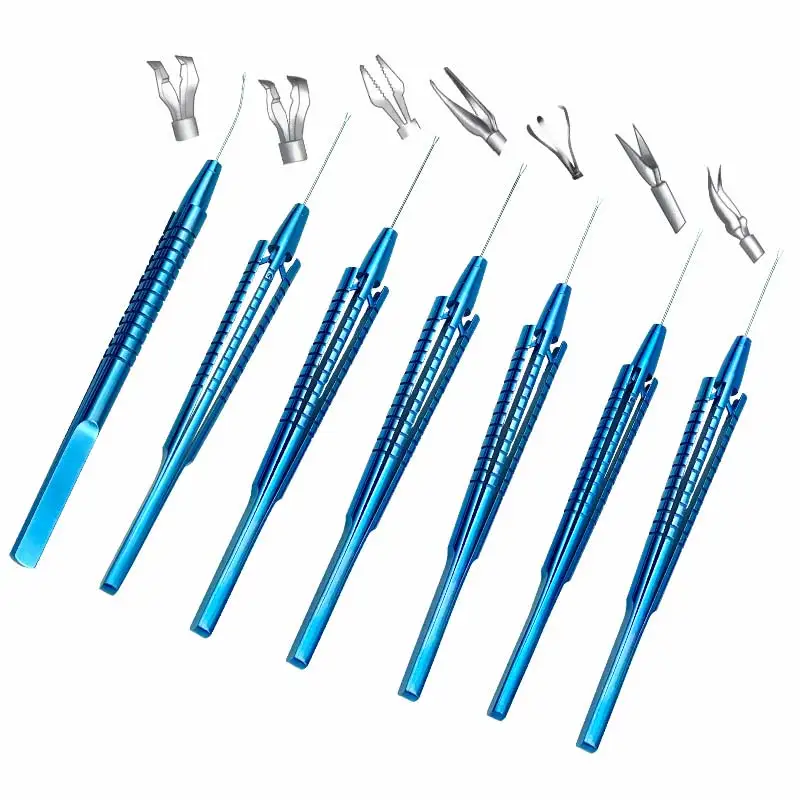 

Ophthalmic Capsulorhexis Forceps 25G Intraocular Eyelid Forceps Titanium Alloy Ophthalmic Instruments