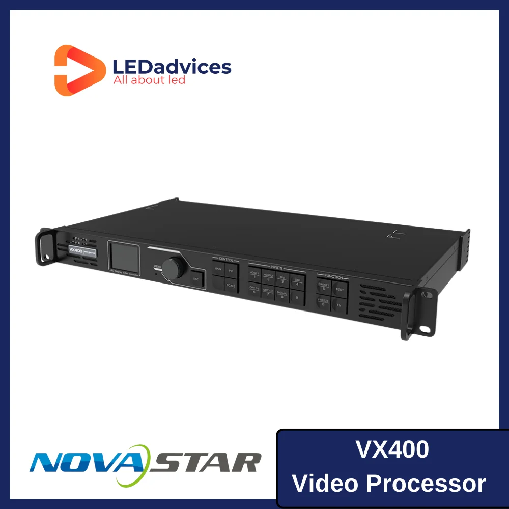 

Novastar VX400 All in One Controller LED Display Video Processor For Stage Event Rental Full Color Screens 2.6 million 4 rj45