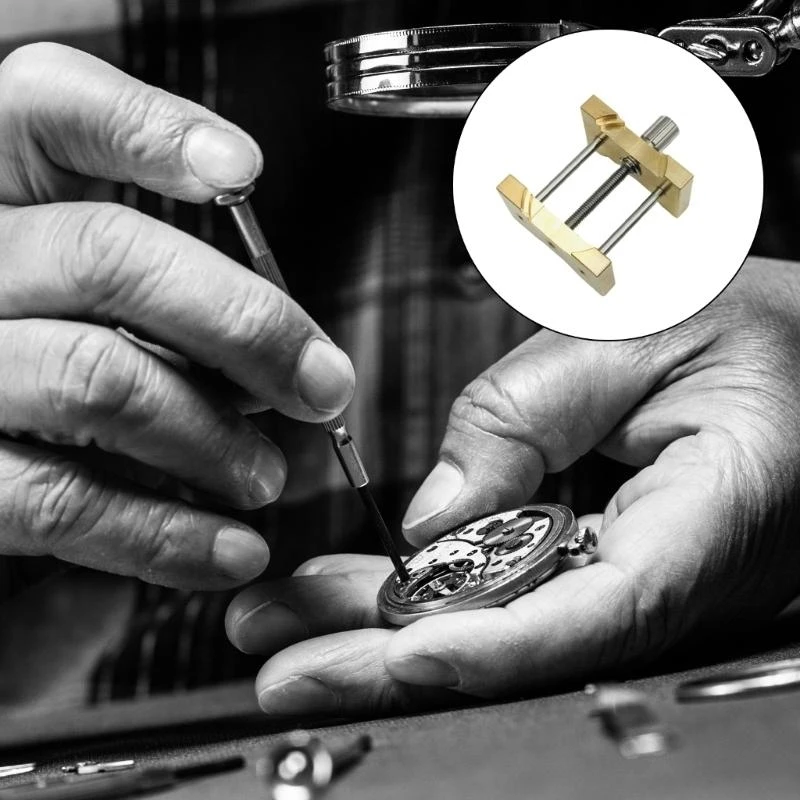 

Y2GD Fixed Base for Watchmaker Watches Repair Tools Brass Watch Movement Holder