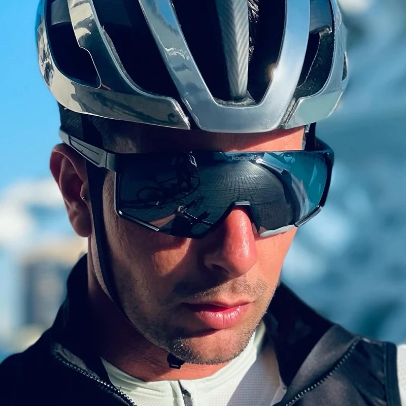 ROCKBROS Cycling Glasses Photochromic Polarized Glasses UV400 Protection Sunglasses Bike Outdoor Sports Goggles Cycling Eyewear