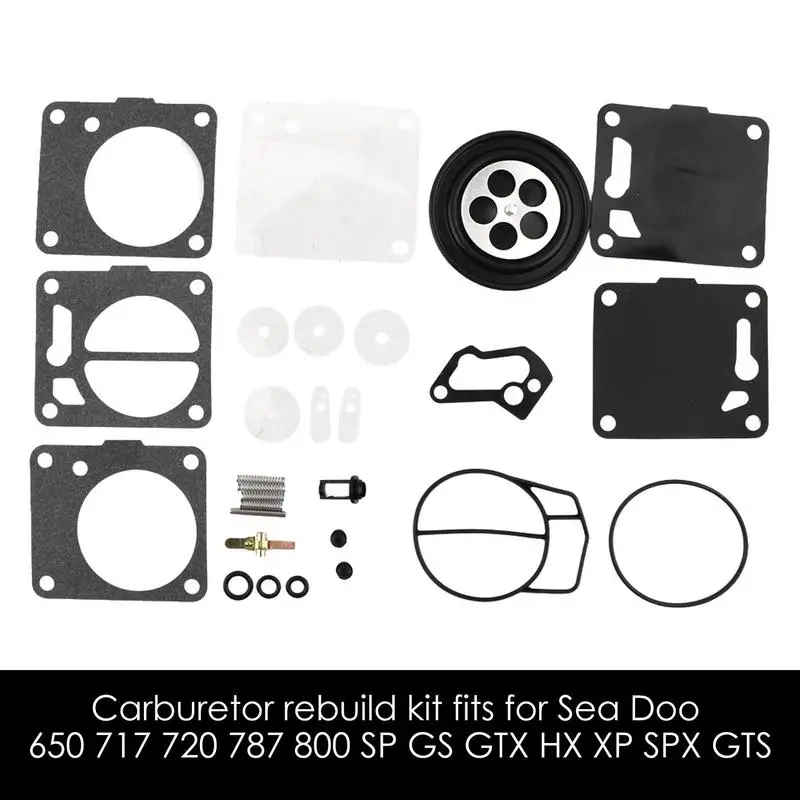 Carburador Carb Rebuild Kit, Conjunto de Peças de Reparo, Carburadores Miku-Ni, Sea-Do-o, 650, 717, 720, 787, 800 SP, GS