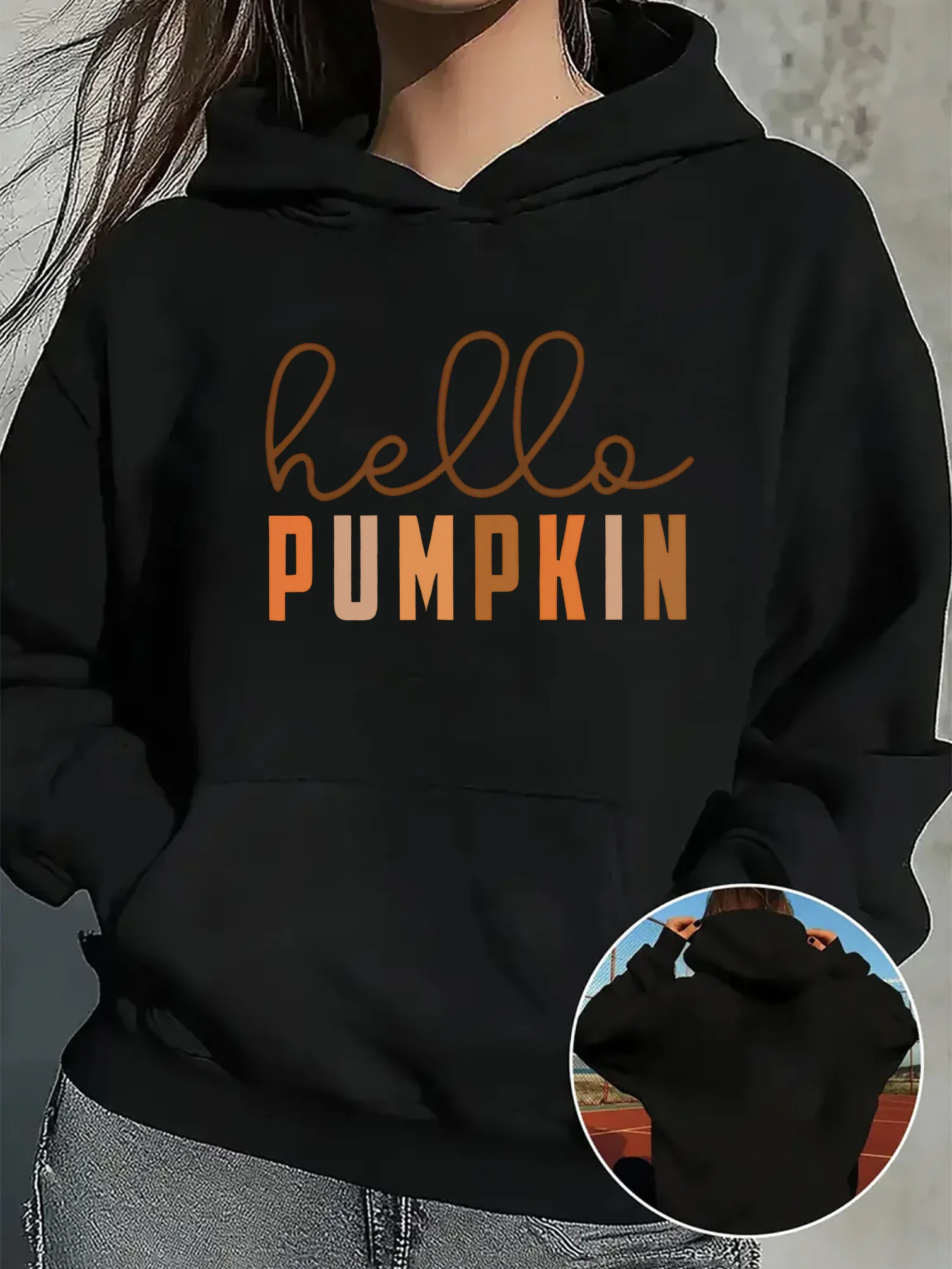 

Men's and Women's Plus Size Printed Top, Loose Casual, Soft, Comfortable and Breathable, Outdoor Sports Loose Pullover Hoodie