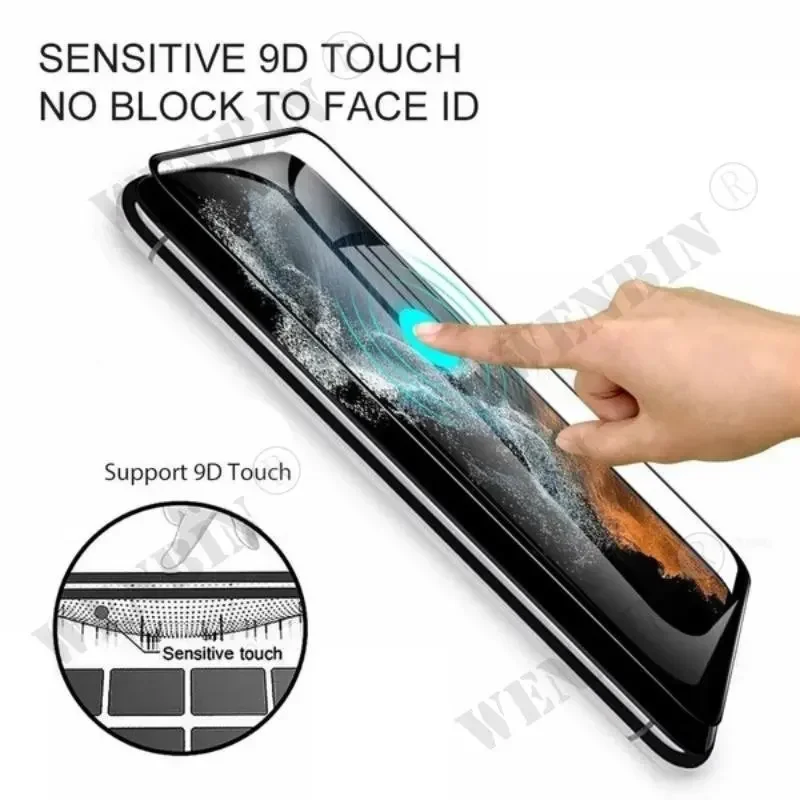 3 Stück Panzerglas für Samsung S25 S24 S23 S22 Ultra Plus A56 A55 A36 A35 A26 A16 A15 Displayschutz Vollschutzglas – Detail 6