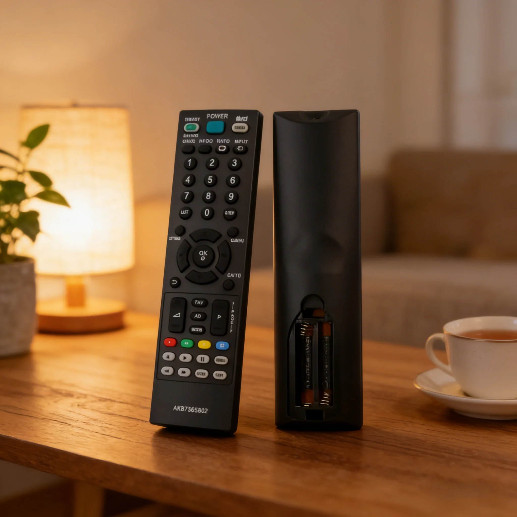 Universalfernbedienung für TV AKB73655802 Kompatibel mit B32LS3510 32LS3500 55LS4500 42CS530 47LS4500 19LS3500 22LS3500 - Rep