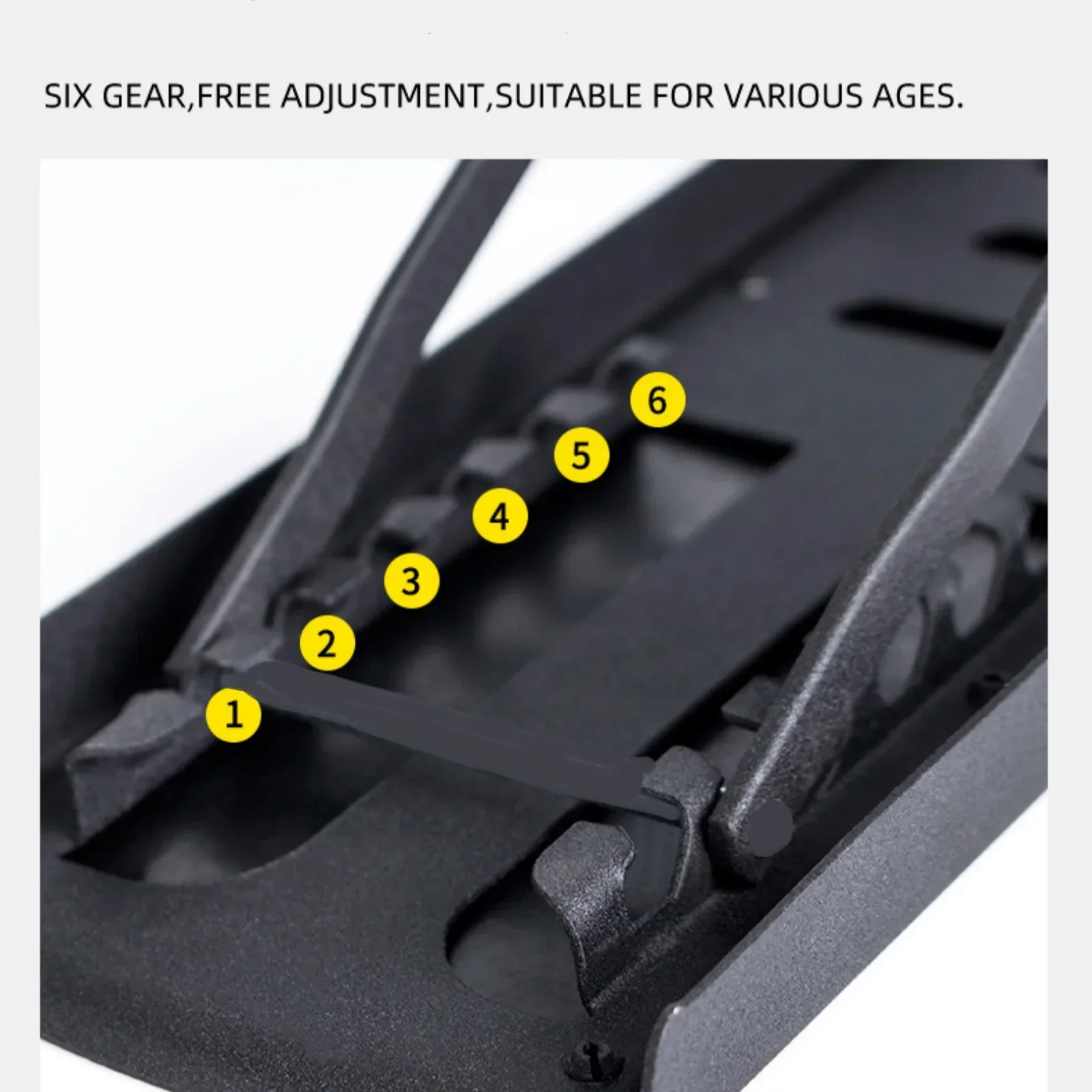 Подставка для ног для гитары, педаль, металлическая нескользящая резиновая накладка, регулируемая складная подножка с 4/6 положениями по высоте для аксессуаров для гитары