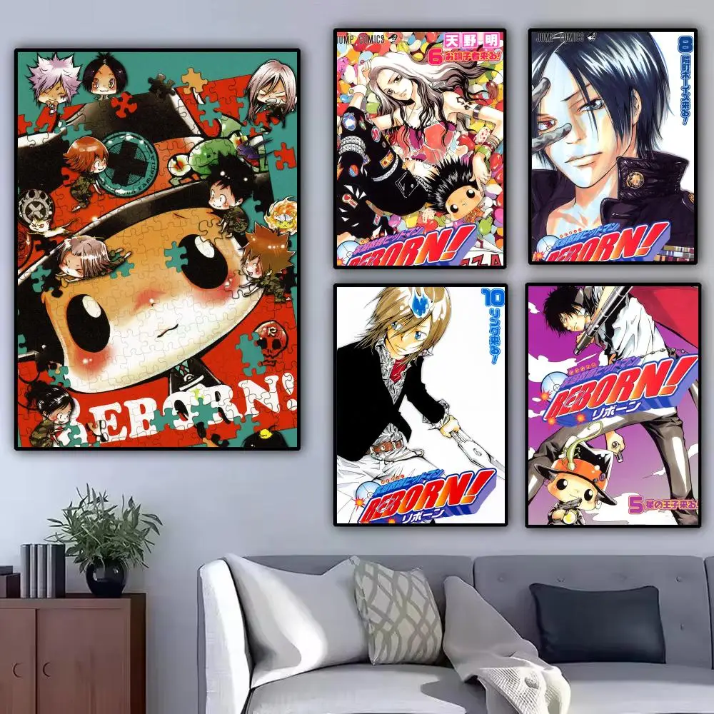 Anime K-Katekyo Hitman Reborn Poster Modern  Wall Art Aesthetic Minimalist Bedroom Decor Cafe Home Gift