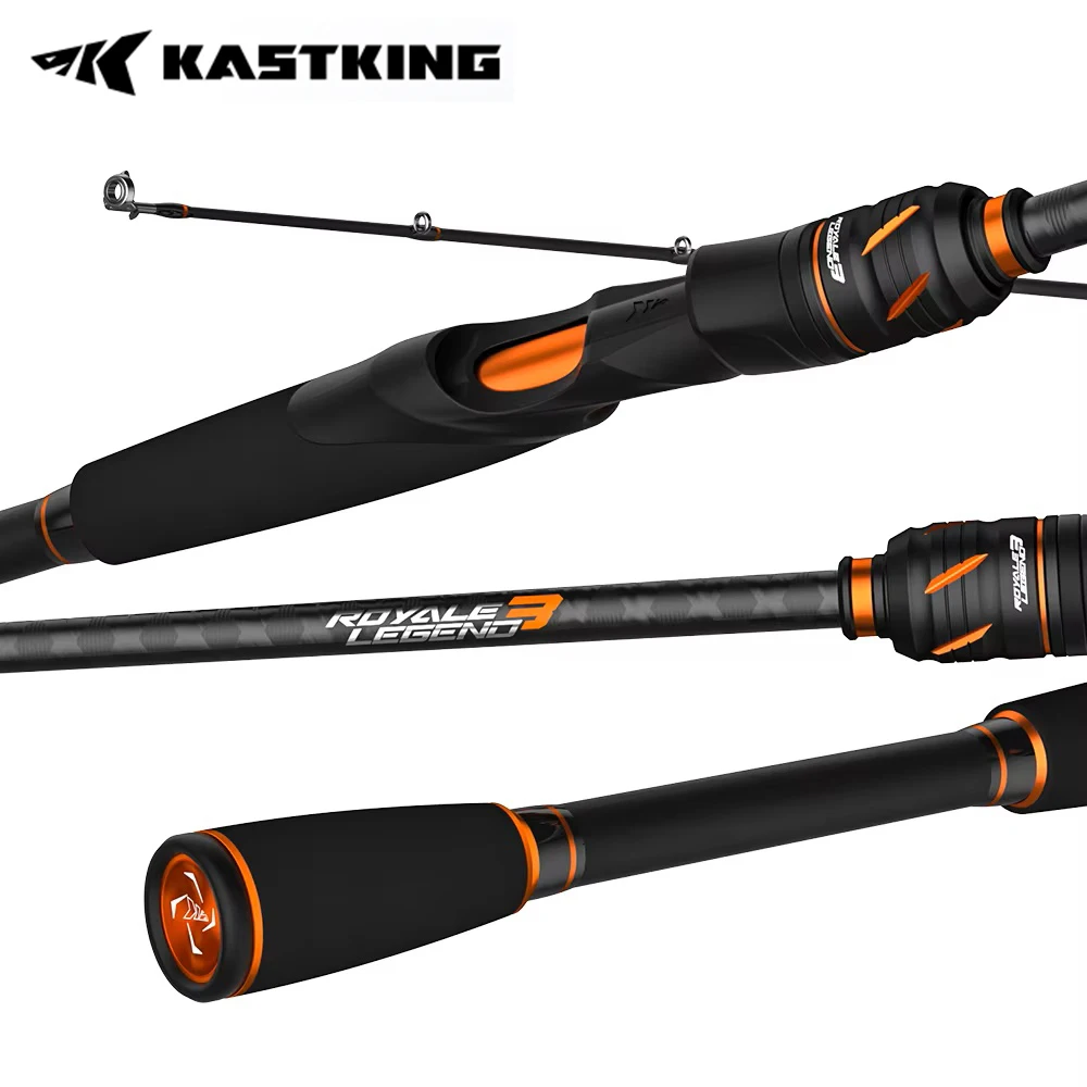 KastKing Royale Legend III Carbon Spinnrute mit 1,98M 2,13M 2,18M Baitcasting-Rute für Barsch- und Hechtangeln