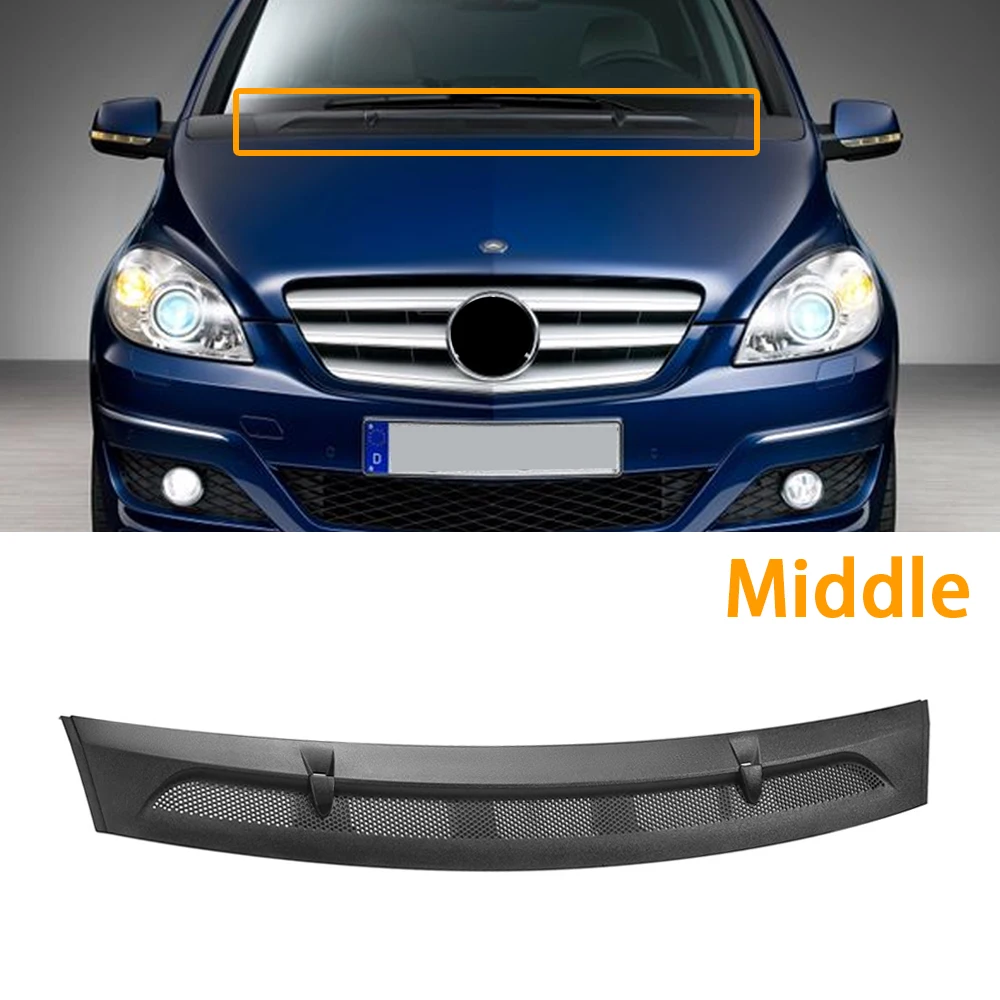 Voor Mercedes Benz W245 B180 B200 2005-2011 Front Water Afvoer Cover Hood Grille Afvoer 1698300275 1698300375 1698360018 B Klasse