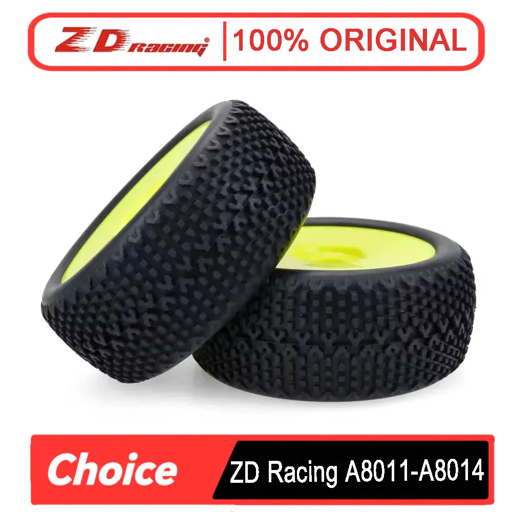 

ZD Racing 4PCS 1/8 RC Wheel & Tire Set - 120MM/112MM Rubber Tires, 17mm Hex Hub-On-Road&Off-Road for 1/8 RC Car&Monster Truck