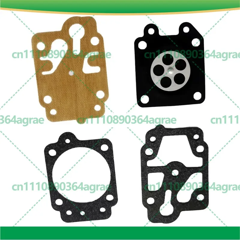 10set Diaphragm Carburetor Repair Kit Universal For 40-5 52 58 Two & Four Stroke Lawn Mower Garden Power Tool Accessories