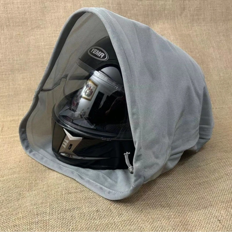 

Soft Plush Drawstring Helmet Bag - Dustproof Waterproof Protective Cover for Motorcycle, Scooter, Bike Full & Half Helmets