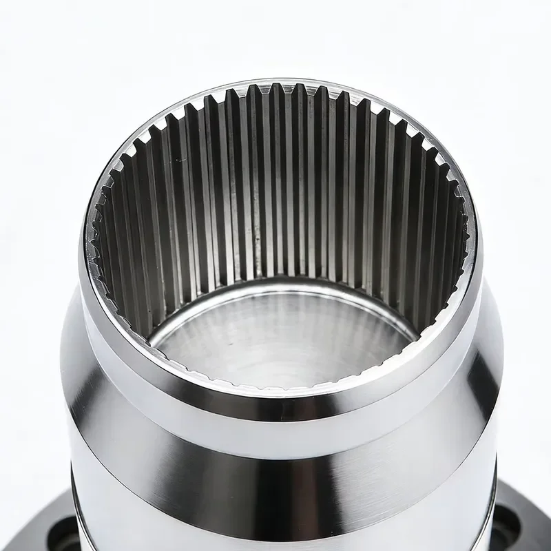 Centrifuge Spline Gear Drive Shaft High Torque Flange Mounted SUS316L Stainless Steel Precision 0.005mm Tolerance