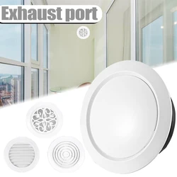 75-200mm ABS Wall Ceiling Air Vent Ducting Ventilation Exhaust Grille Cover Waterproof Outlet Heating Cooling Vents Cap Window