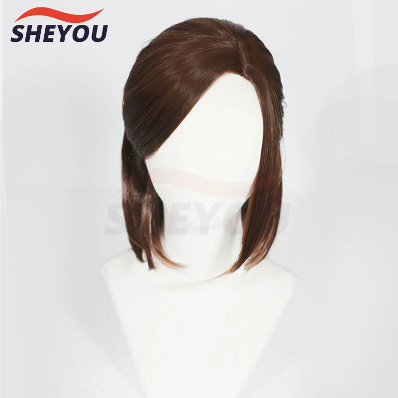 The Last of Us Ellie Cos Wig Ellie Heat Resistant Synthetic Hair Cosplay Wigs + Wig Cap