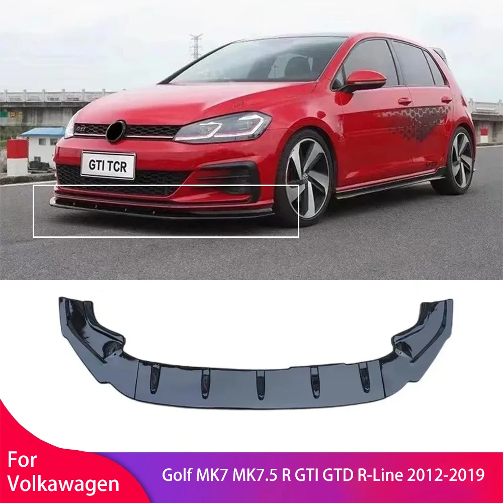 

Сплиттер переднего бампера для Volkawagen Golf MK7 MK7.5 R GTI GTD R-Line 2012-2019 Maxton