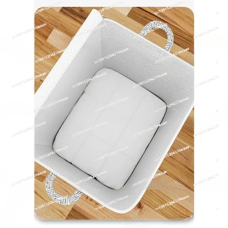 Suitable for household quilt storage bag clothes quilt storage  mobile  bedroom quilt classification storage basket