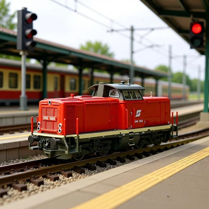 N Scale 1/160 Model Train 2048 Type Diesel Locomotive 7370014 DCC Digital Sound Toy Train Boys' Toy Gift