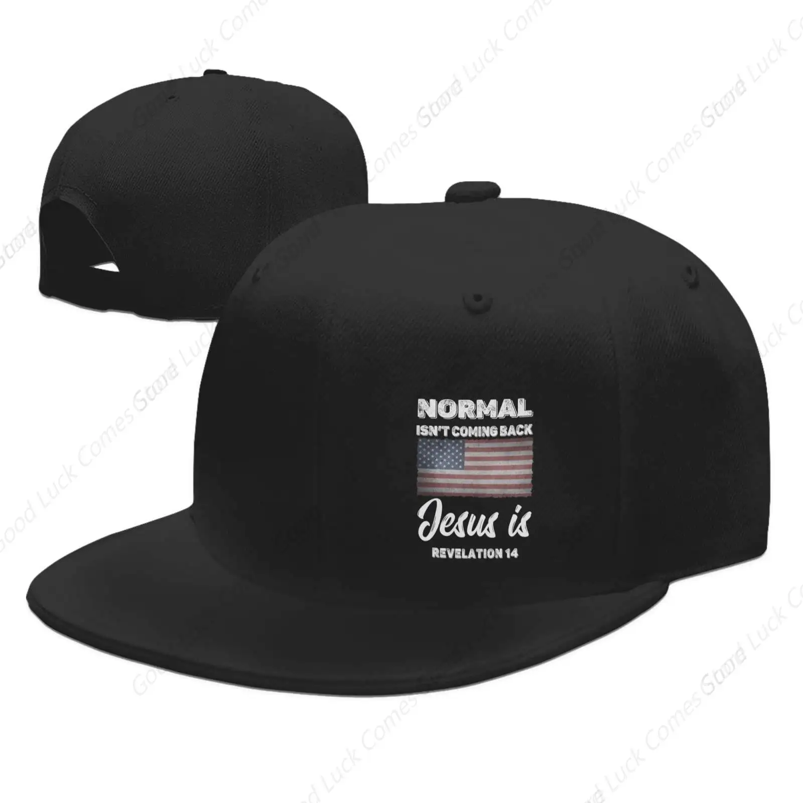 Normal Isnt Coming Back Jesus is Snapback Hats for Men Women Adjustable Flat Brim Baseball Cap Flat Bill Hat