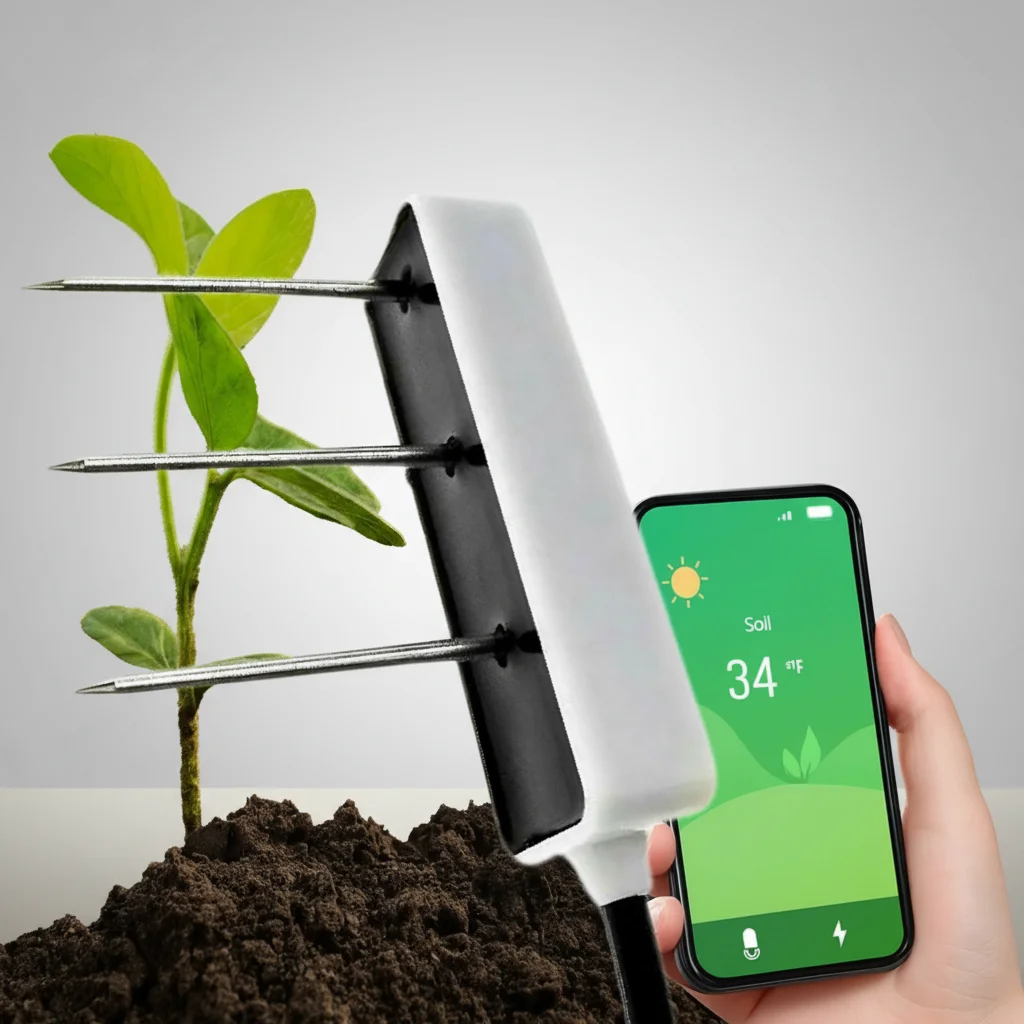 

High‑Precision Teros12 5TE Soil Moisture, Temp, EC & NPK Sensor