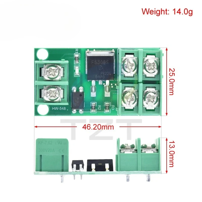 1/3-Panel DC 5V-36V Panel Kontrol Sakelar Pemicu Pulsa Elektronik Modul Driver MOSFET Cocok untuk Motor LED dan Pompa