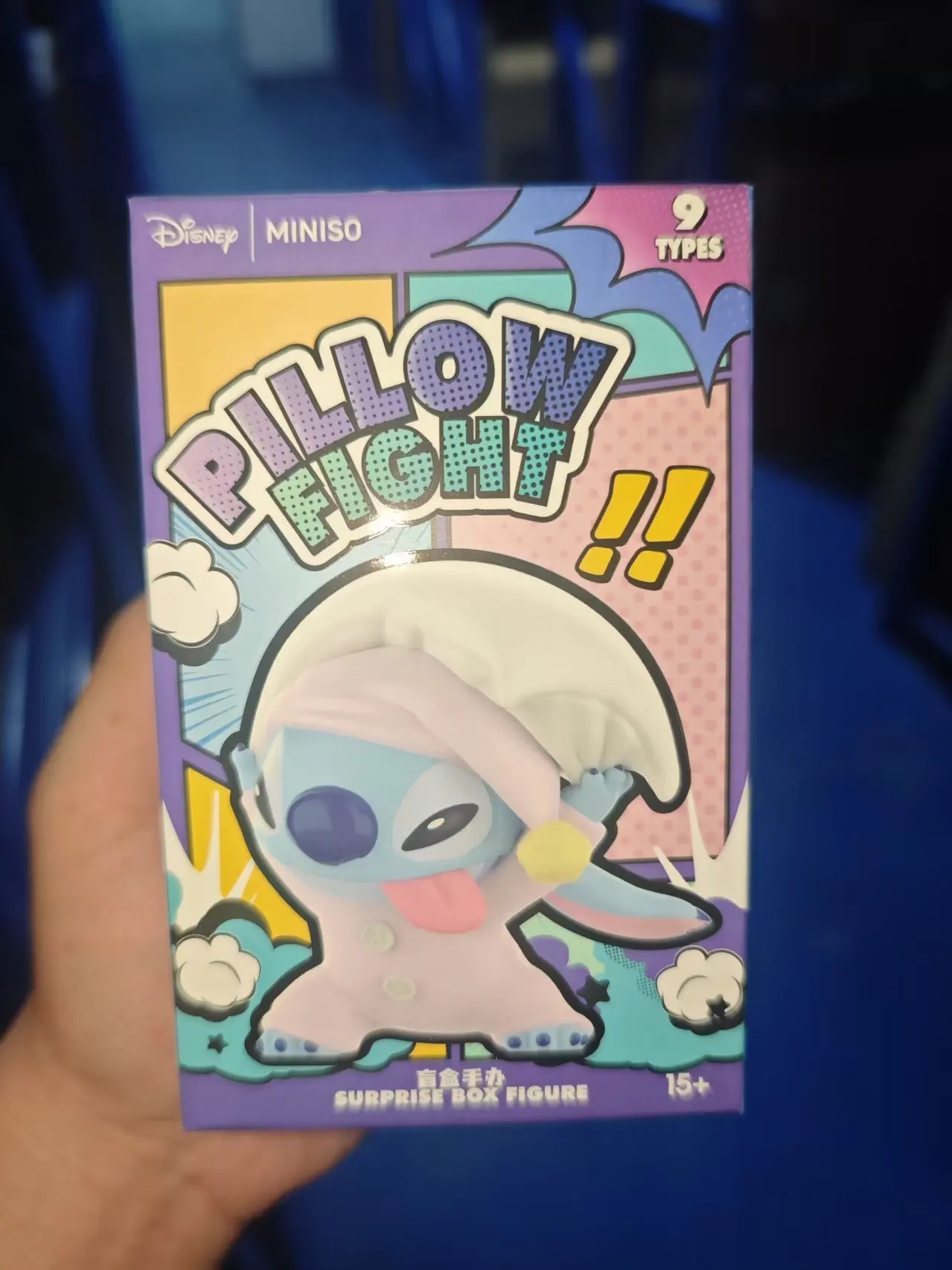 Stitch Pillow Fight Blind Box Figur Niedliches Alien-Sammelspielzeug Lilo und Stitch Anime-Dekor Geschenk für Fans Kinder