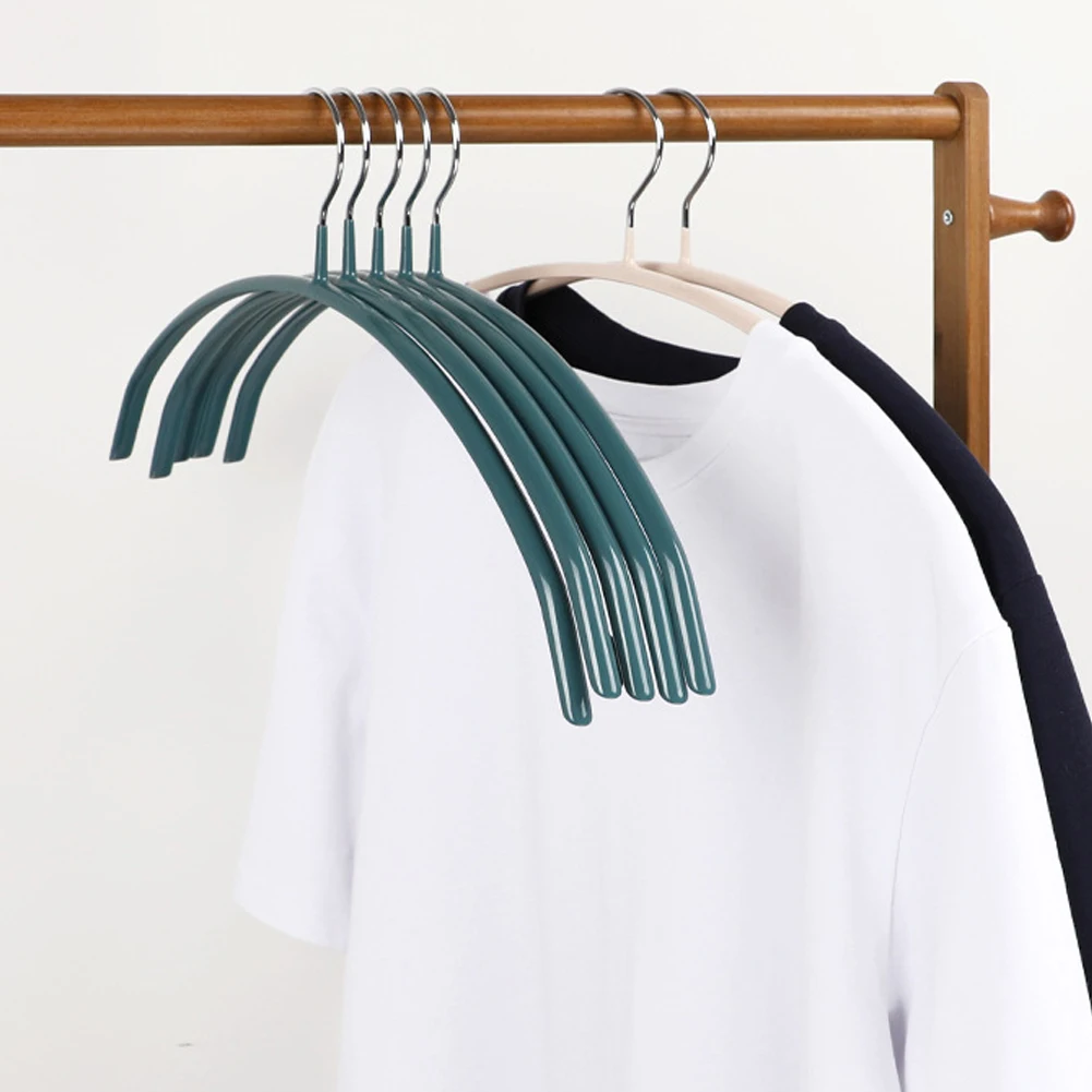 10pcs Semicircle Coat Hangers,Wide Shoulder Dipping Plastic Clothes Rack,Non-Marking Adult Clothes,Sun Drying Racks For Closet