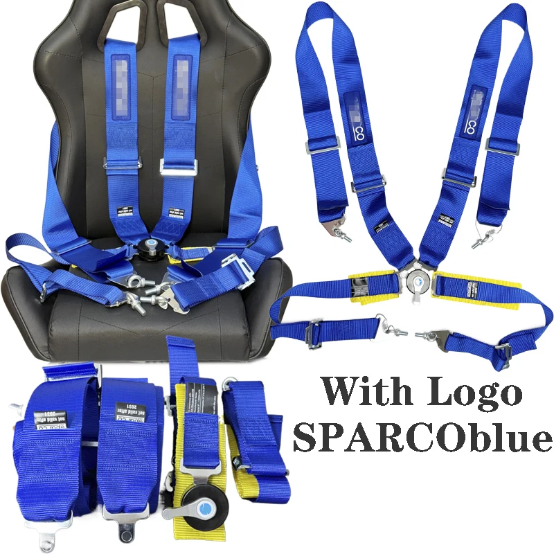 

Fashion 4 point seat belt universal racing car seat belt harness with camlock quick release modify car harness safety with logo